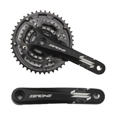 China New MTB Crankset 8Speed ​​9Speed ​​Three-disc Sprocket Square Hole Detachable Crankset 170MM Bicycle 22-32-42T Crankset 170MM ZERO Crank Parts for sale