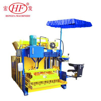 China 2021 Cement Interlocking paver brick making machine price for sale