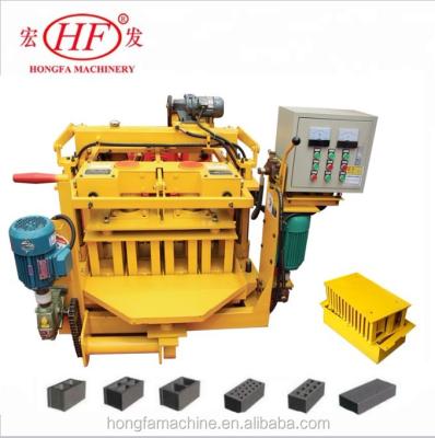 China Hydraulic Full Automatic Block Machine No Need Pallet Manual Efficiency Cement Small Scale Mobile for sale