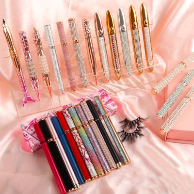 China Factory Price Waterproof Strong Eyeliner Private Label Magnetic Mink Whips Magic Eyeliner Glue Pen for sale