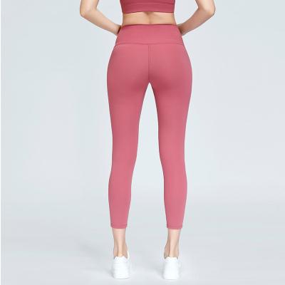 China Breathable custom high skinny fitness yoga shark hip mrporter waist logo gym running leggings for women for sale