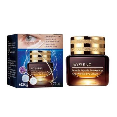 China JAYSUING Anti-Puffiness Top Grade Skin Care Remove Dark Circles Eye Bags Reverse Double Peptide Age Anti-wrinkle Eye Cream for sale