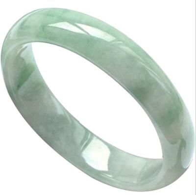 China Vintage 2021 Wholesale Fashion Natural Jade Bracelet Light Green Jade Bracelet Bangles for Women Gift CLLB070 for sale