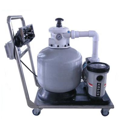 China High Quality Swimming Pool Fiber Ball Filter Sand Tank Combination Pump Pool Sand Filter Te koop