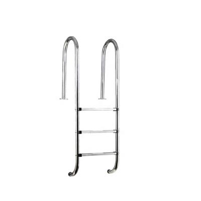 China Factory Direct Selling 304 Stainless Steel Above Ground Swimming Pool Ladder Pool Railing Ladder for sale