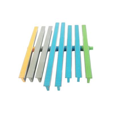 China Easy install swimming pool aluminum alloy gutter grating swimming pool cover grating for sale