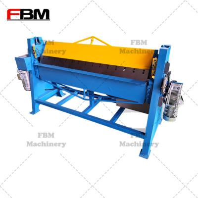 China FBM Machinery Electric Steel Sheet Low Cost WS-1.5X2500 Sheet Metal Cartons Folding Bending Machine for sale