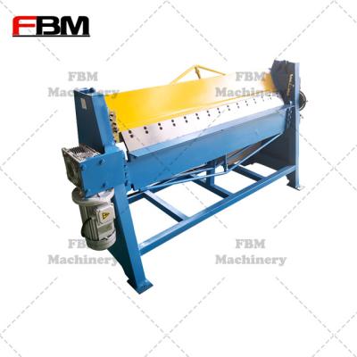 China Competitive Price WS-1.5mm X1500mm Electric Motorized Sheet Steel Sheet Panel Box Bending Folding Machine for sale