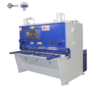 China Steel sheet metal cutting factory directly sell qc11y-6x1600 hydraulic guillotine shear with pneumatic support for sale