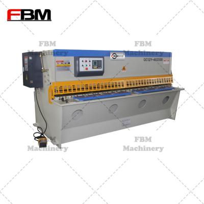 China Sheet metallurgy good quality factory supply sheet metal hydraulic shearing machine qc12y-4x2500mm directly for stainless steel for sale