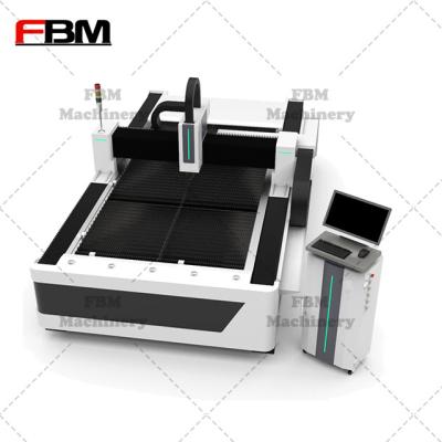 China Good quality programmable 1000w, 1500w, 2000w, 3000w metal cnc fabric laser cutting machines with single table for sale