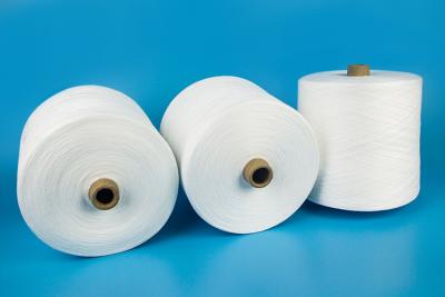 China 1KG 1.25KG 1.4175KG 40s/2 40s/3 hizo girar el rollo de los hilados de polyester para el hilo de coser en cono plástico en venta