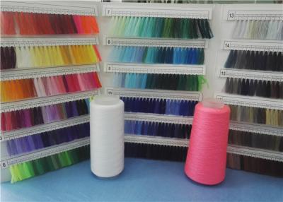 China Multi Color Polyester Ring Spun Yarn And Colored Yarn Heat Set for Sewing Thread for sale