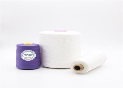 China EL BLANCO CRUDO HECHO GIRAR EL 100% DE LOS HILADOS DE POLYESTER DE OEKO EN EL CONO DE PAPEL 50/2 ALISTA PARA EL ENVÍO en venta