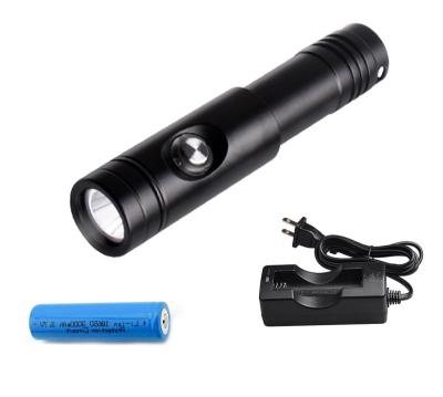 China DIV12S Emergency Dive LED Light Mini Torch Hand Mount Best Underwater Dive Lights 1000 Lumens Light Chargeable Flashlight for sale