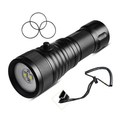 China Best xhp90.2 Industrial Underwater Video Photography Light Scuba Cave Dive Led Lights Scuba Diving Torch Flashlight Diving Lamp for sale