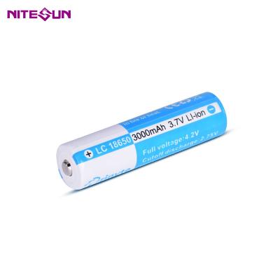 China Household Appliances Nitesun 3.7V 18650 Li-ion 3000mAh Rechargeable Lithium Battery for sale