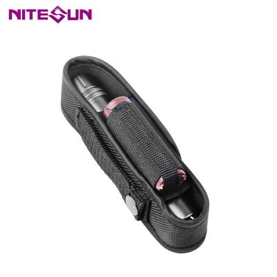 China Heavy Duty Black Flashlight / Gun Nitesun BR130 Flashlight Holster Pouch Case For Military for sale