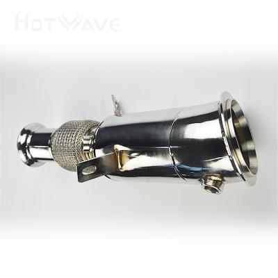 China HOTWAVE catted exhaust downpipe for BMW N26 128i/220i/228i/320i/328i/420i/428i/F30 F31 F34 2.0T 2014-2015 328i for sale