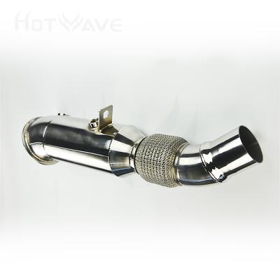 China HOTWAVE catted exhaust downpipe for BMW N20 128i/220i/228i/320i/328i/420i/428i/F30 F31 F34 2.0T 2012-2013 328i for sale