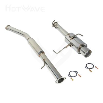 China China factory HOTWAVE SS 304 high performance catback exhaust for Nissan 240sx s14 95-99 240 SX for sale