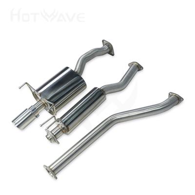 China HOTWAVE Factory Direct Sale High Performance Catback For Acura RSX 2002-2006 Base / RSX Premium / Premium Base for sale