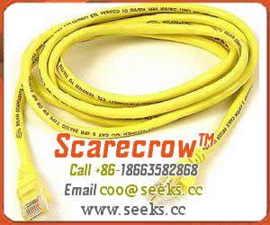 China Cordón de remiendo de Scarecrow™ PATCH10 CAT5E el 10FT en venta