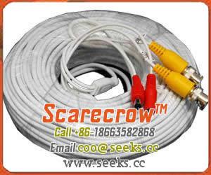 China Cable de Scarecrow™ DIY50 DIY con el poder 50' color: negro o blanco para choic en venta