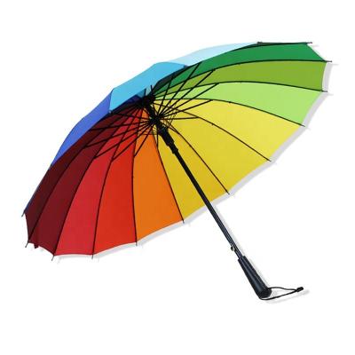 China CLASSIC Factory Wholesale Customization Available Promotional Rainbow Umbrella For The Rain Waterproof for sale