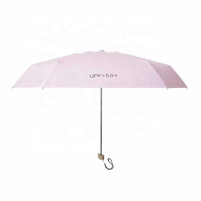 China Modern Hot Selling Five Fold Multiple Colors Small Folding Pocket Use For Travel Mini UV Umbrella For Purse for sale