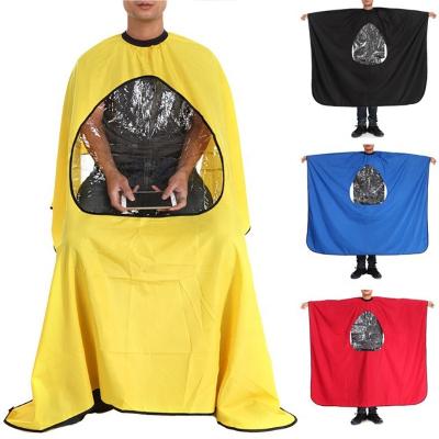 China Barber Hair Cutting Cape Wholesale Private Label Factory, Price Hair Cutting Waterproof Hairdressing Cape Custom Polyester Barber Salon Capes for sale