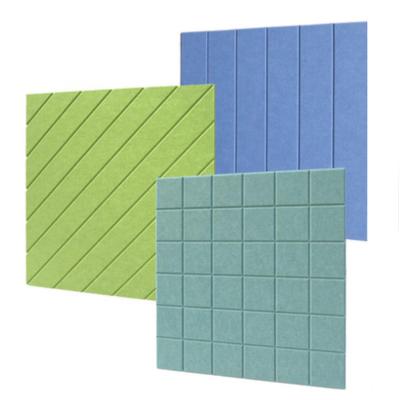 China Hexagon Acoustic Panels Eco - Friendly Sound Padded Resistant Polyester Fiber Acoustic Panel Wall Panel for sale