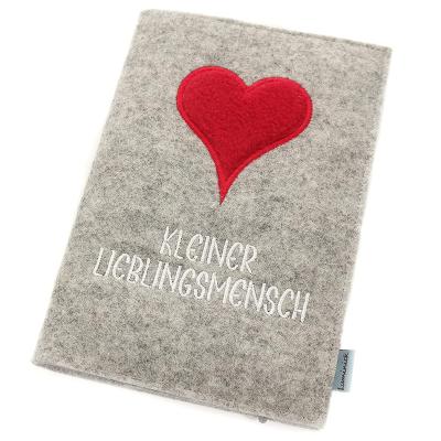 China promotion felt notebook women mother mutterpass baby passport cover for exam embroidery embroidery felt custom book cover for sale