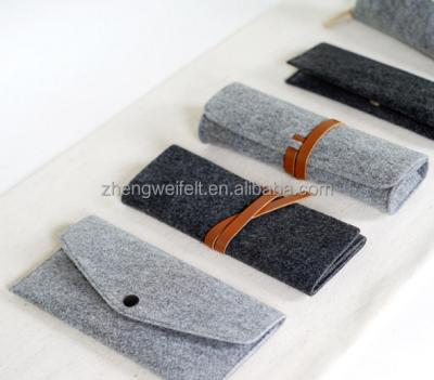 China Fashion Design Wool Felt Waterproof Wallet for sale