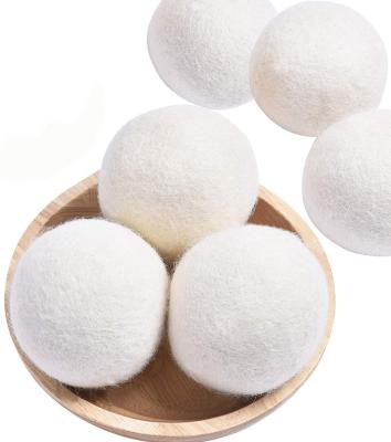 China Eco-fiendly Eco Friendly Natural Handmade 100% Organic Wool Dryer Balls Fabric Softener for sale