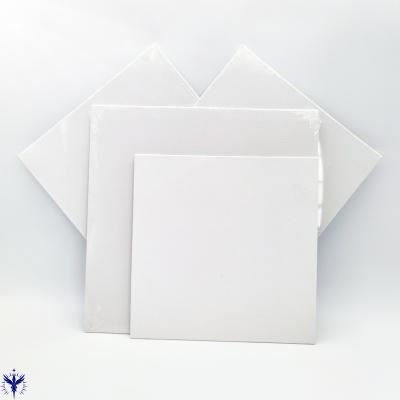 China Portable And Easily Fixed Canvas Acrylic Custom White Stretched White Cotton Canvases 18*13cm For Painting for sale