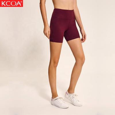 China Girls Fitness Antibacterial Yoga Running High Waist Yoga Shorts Fitness for sale