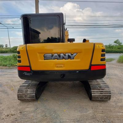 China Isuzu Engine Second hand machinery equipment Sany SY55C/SY60C/SY75C/SY95C 6tons crawler hydraulic digger Sany used excavator 0.23m3 for sale