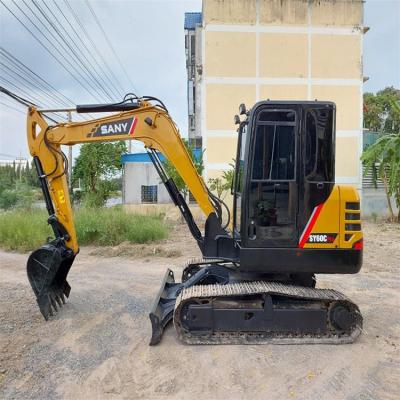 China Secondhand Sany SY60C Chinses Cheap Excavator Sy60c/Sy55c/Sy65c/Sy135c Used Track Excavator For Sale 0.23m3 for sale