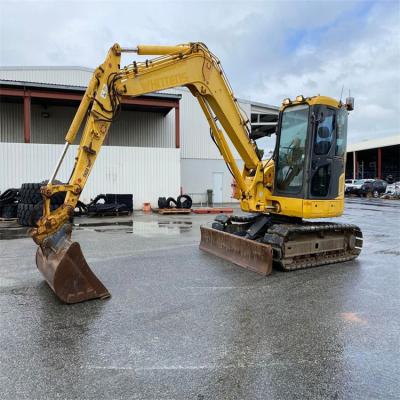 China Used excavator Komatsu PC130 second hand large crawler digger with good condition 0.6m3 for sale