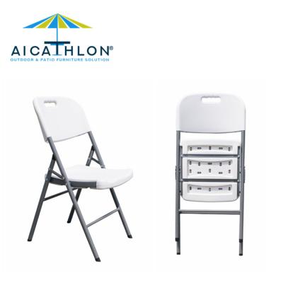 China Outdoor Durable Plastic Garden Chairs Folding Chair Fold Up Chairs And Tables Wholesale for sale