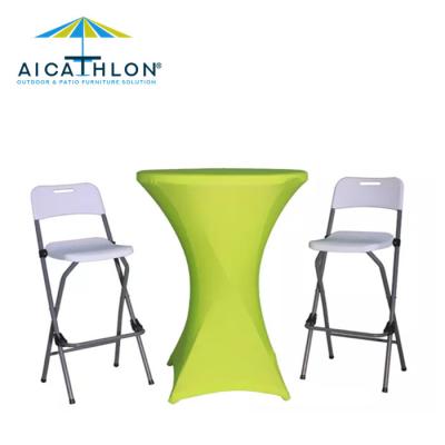 China Modern Folding Chair Wholesale High Stools Party Modern Bar Stool Bar Stool Outdoor Cocktail Event for sale