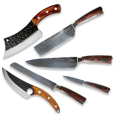 China Viable Wholesale Kitchen Chef Knife Professional Stainless Steel Japanese Knives for sale