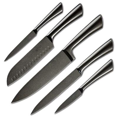 China MAS Viable Vendido LOS 5 Pieces Kitchen Knife Sets Accessories Non-Stick Coated Kitchen Knives for sale