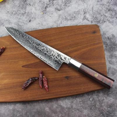 China Amazon Toallwin Octagon Viable Hot Selling Top Grade For Cuchillo Cocina Damascus Chef Knife for sale