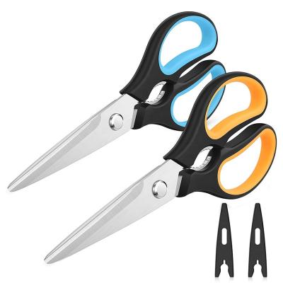 China High quality home kitchen pp tpr handle stainless steel chicken bone shears cheap kitchen scissors kitchen for sale