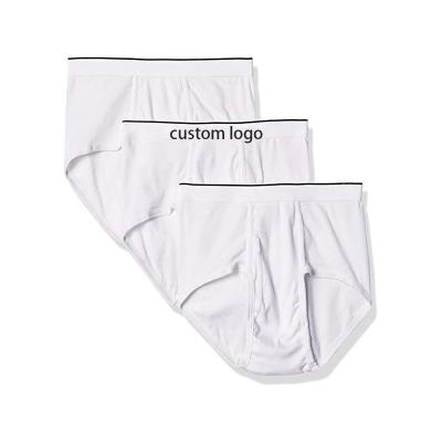 China OEM Custom Logo Antibacterial Manufacturing 3 Pack Hot Selling High Quality Underwear Breathable Brief For Men With Private Logo Underwear Men for sale