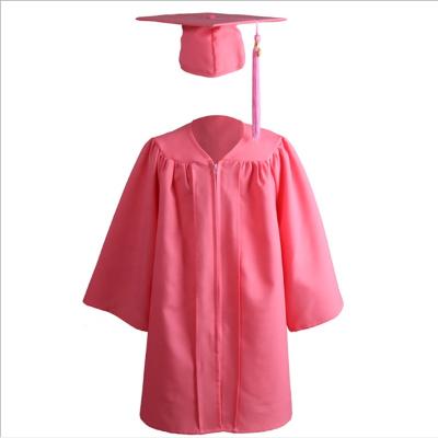 China Wholesale Comfortable School Uniforms Kids Kindergarten And Preschool Graduation Gown And Hat With Tassel 2023 Set Kids Graduation Gown for sale