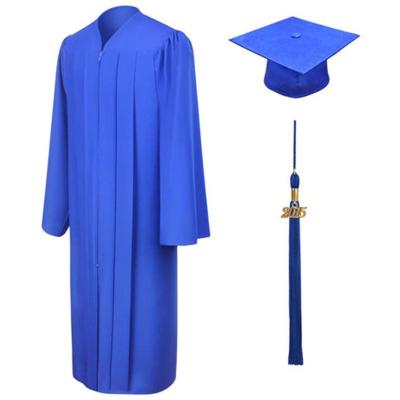 China Comfortable Black School Uniforms Graduation Hat And Gown For Age Adults College Material Customized OEM High Quality Unisex Uniform Color School Graduation for sale