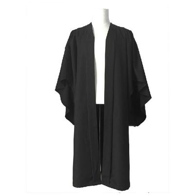 China Custom Made Bachelor's Graduation Gown Color Graduation Gathered England High Quality Classic Academic Dress Adult Dresses for sale